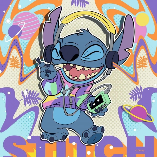 Disney Puzzle: Stitch - 3x49 Teile