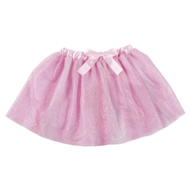 Glitzernder Tutu-Rock mit Schleife