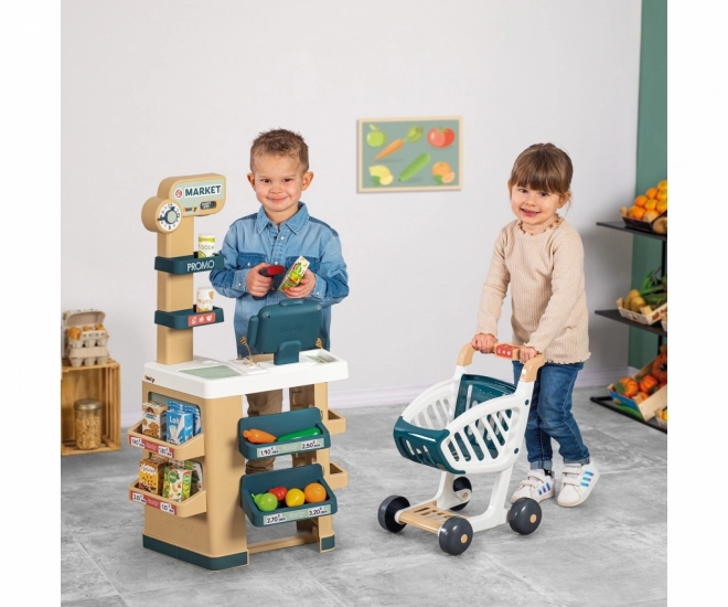 Kinder Supermarkt mit elektronischer Kasse