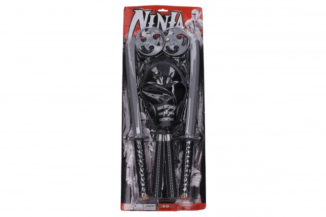 Ninja Set Maske Und 5 Waffen