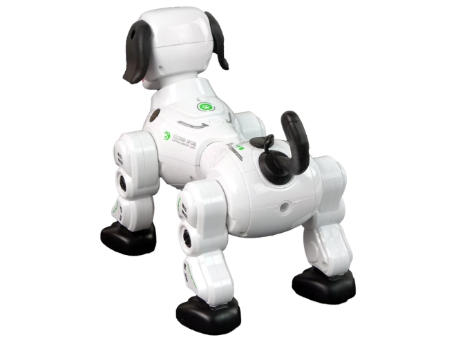 Interaktiver Weißer Roboterhund mit Fernbedienung