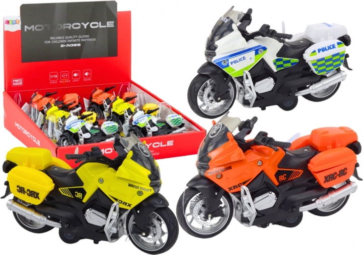Reibradantrieb Motorrad - 3 Designs