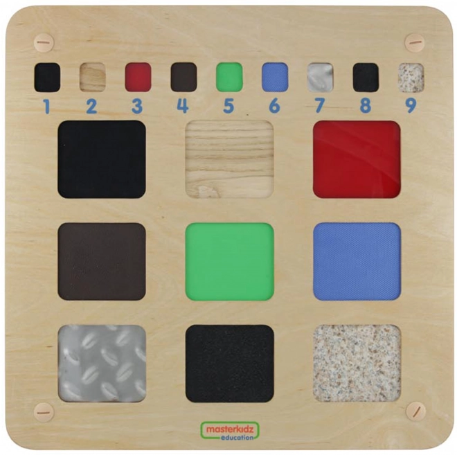 Masterkidz Sensorik-Brett Materialstrukturen