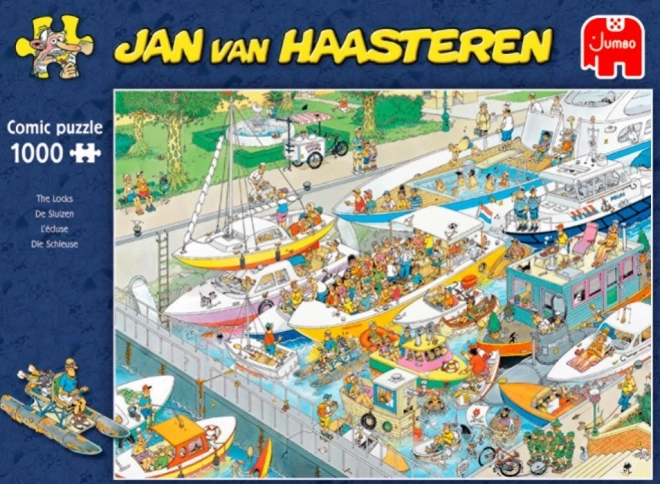 JUMBO Puzzle Jan van Haasteren Seekreuzfahrt 1000 Teile