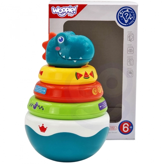 Woopie Dino-Sinnespielzeug für Babys