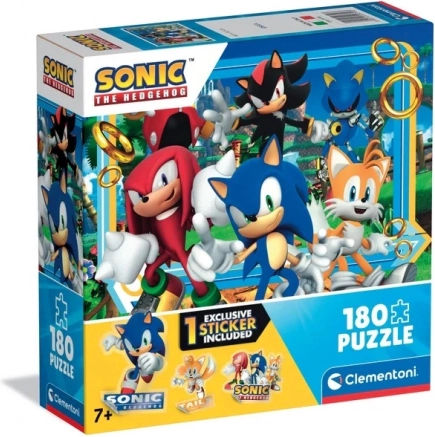 Puzzle CLEMENTONI Sonic der Igel 180 Teile