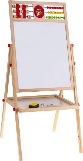 Beidseitige Fläche: Whiteboard und Kreide