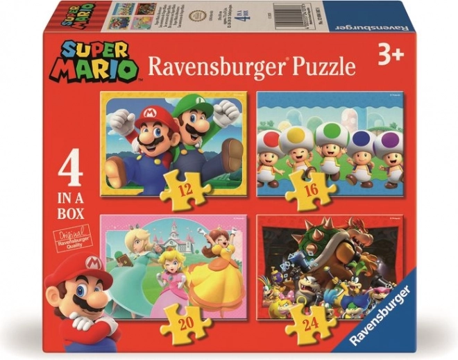 Puzzle RAVENSBURGER Super Mario Abenteuer 4 in 1