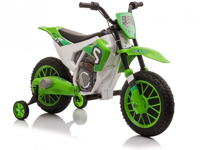 Elektrisches Motorrad für Kinder grün