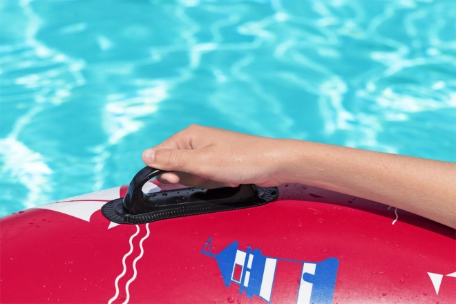 Schwimmring Haie Blau 119 cm – Schiffe und Leuchttürme