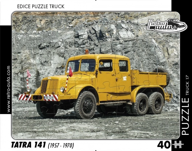 Retro Puzzle LKW Tatra 141