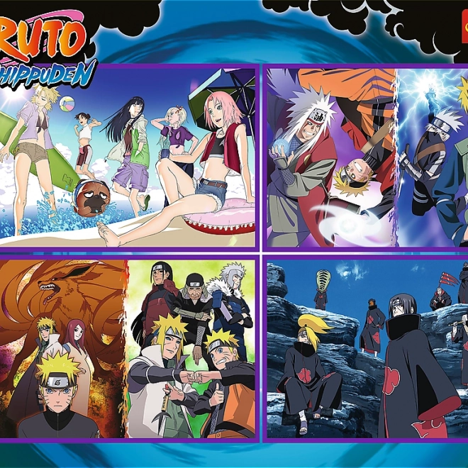 Trefl Puzzle Naruto Shippuden: Abenteuer von Naruto Uzumaki 4x250 Teile
