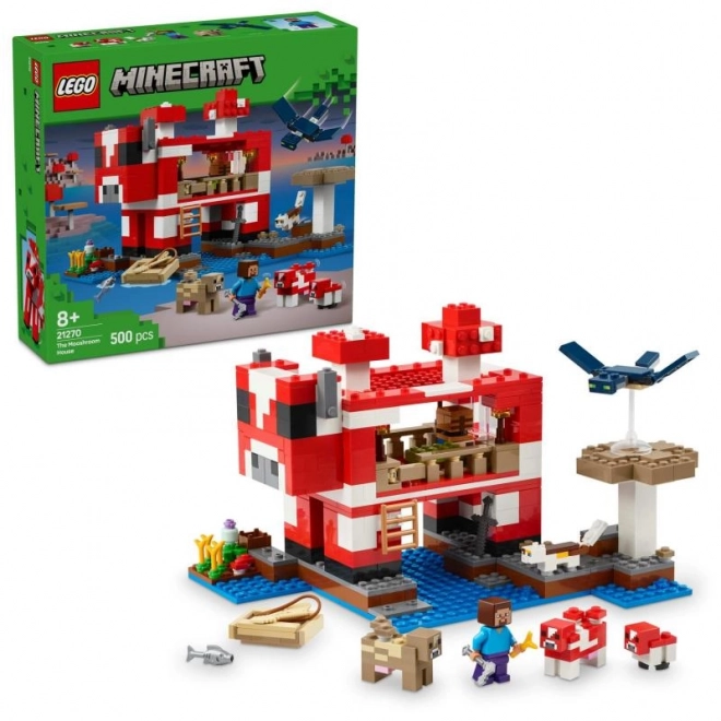 LEGO Minecraft Haus der Mooshroom-Kuh