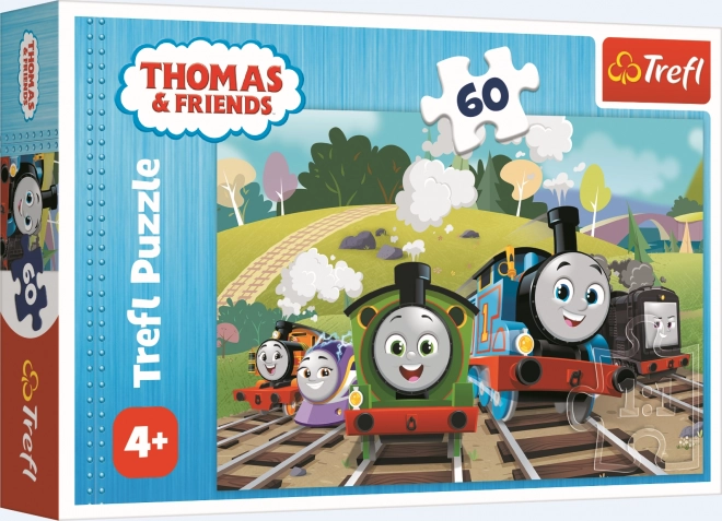 Puzzleset 60 Teile Thomas auf Tour, Thomas und seine Freunde