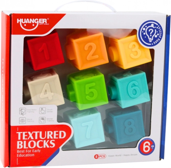 Gummisensorische Lernbausteine für Kinder