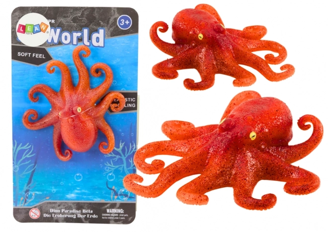 Gummi-Oktopus Figur Orange Sea World