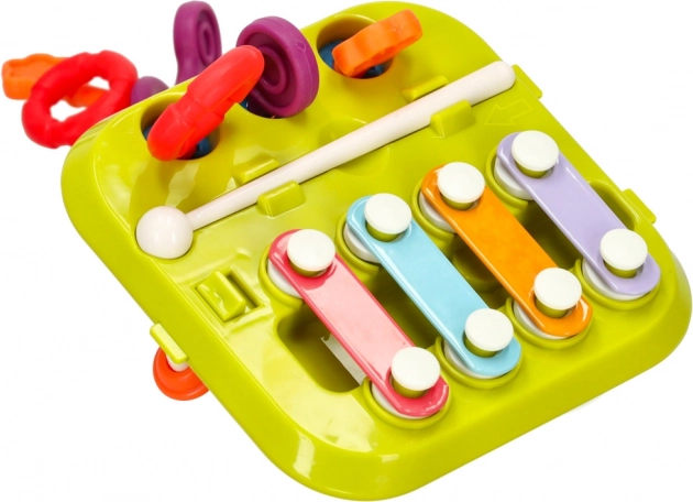 Bildungswürfel 7-in-1 für Kinder mit Xylophon von Bibi-inn