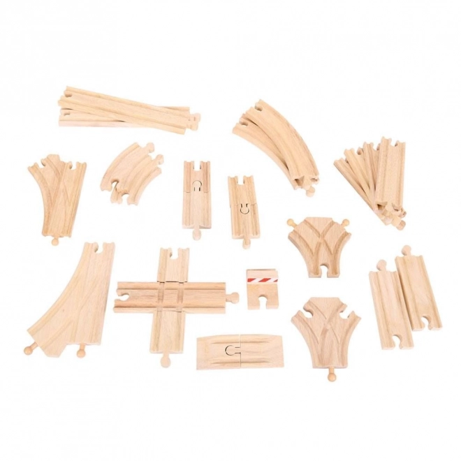 Bigjigs Rail Holzschienen-Set 25-teilig