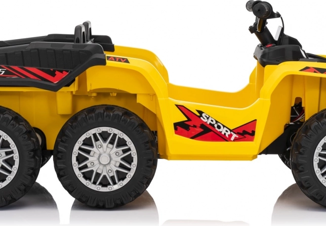 Gelbes sportliches Kinder-Quad TX ATV