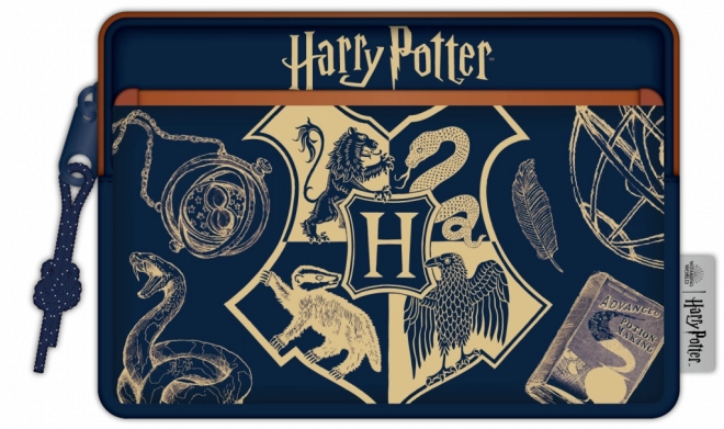 Großes Harry Potter Etui in Navy & Gold