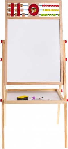 Lernen durch Spiel mit Abakus und Uhr