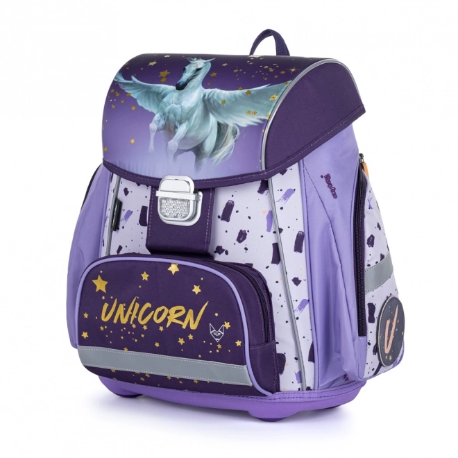 Schulrucksack Premium Einhorn-Pegasus