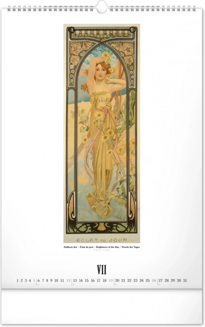 Wandkalender Alfons Mucha 2026