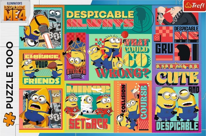 Trefl Puzzle Ich – Einfach Unverbesserlich 4: Gru und Minions 1000 Teile