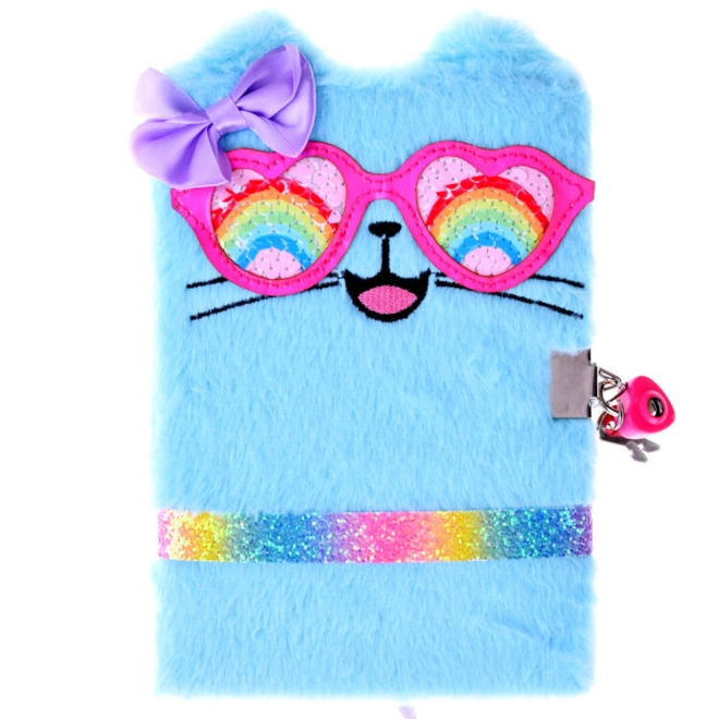 Plüschhülle mit Katzendesign