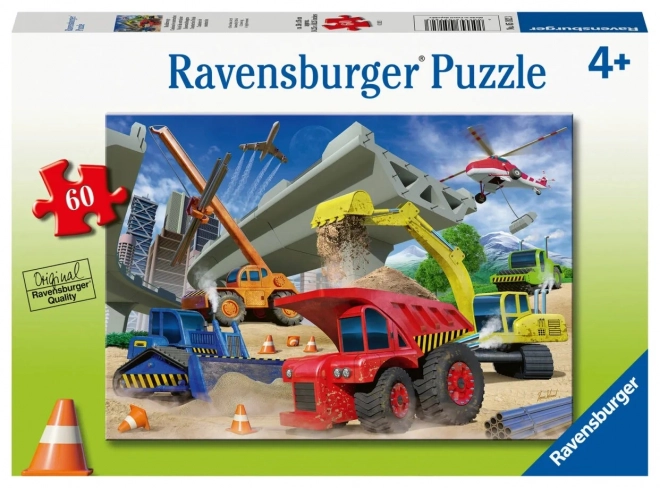Ravensburger Puzzle Baustellenfahrzeuge 60 Teile