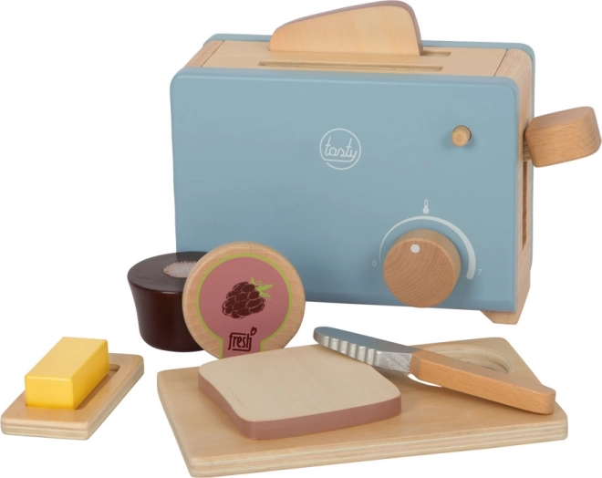 Kleiner Fuß Toaster mit Zubehör Tasty