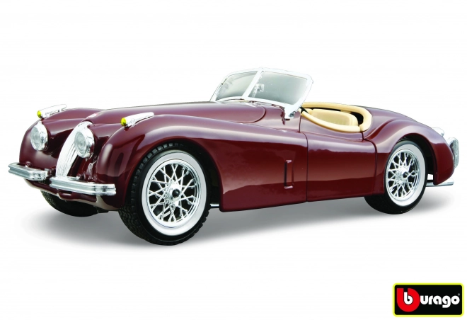 Jaguar XK 120 Roadster 1951 rot Modellauto