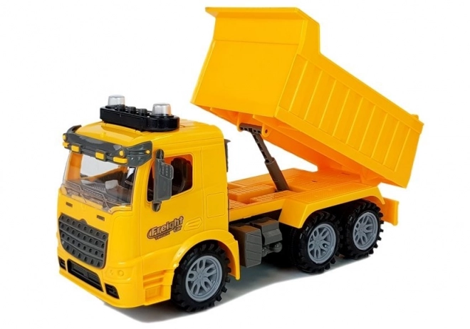 Bauwagen Spielset mit Verkehrsschildern und Lichteffekten