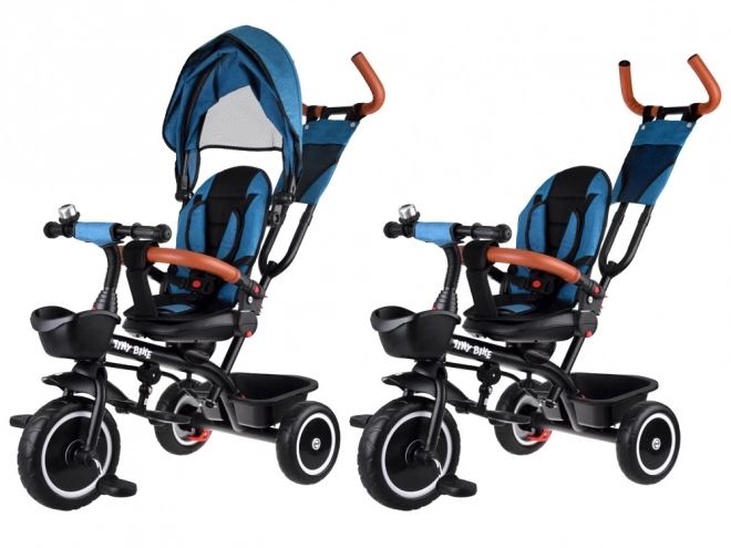 Kinder-Dreirad Tiny Bike 3-in-1 mit Verdeck – Grün