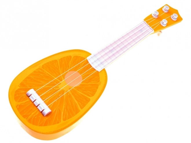 Fröhliche Ukulele für Kinder – orange