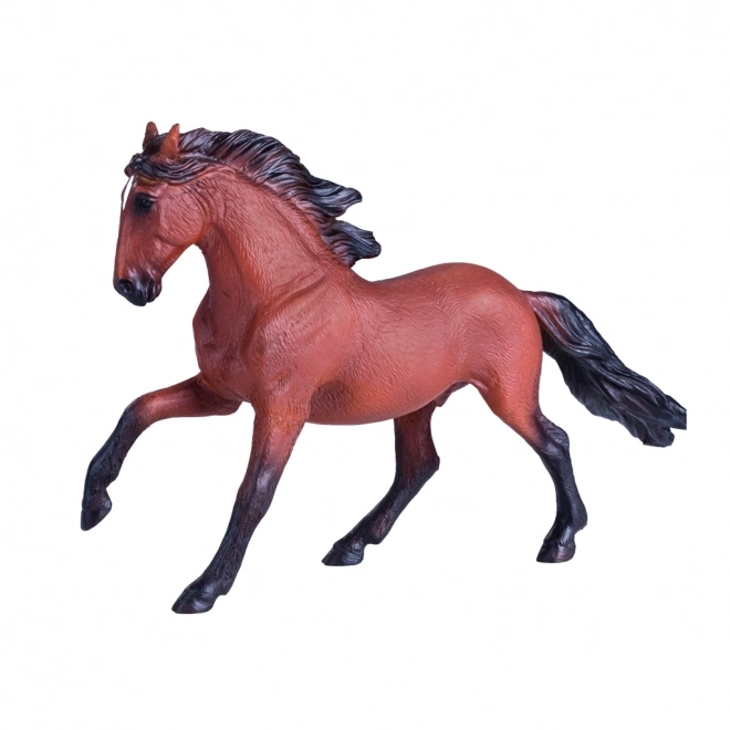 Realistische Mojo Lusitano Pferdefigur in Braun