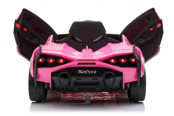 Lamborghini SIAN Kinderauto mit Batterie und Fernbedienung – Rosa