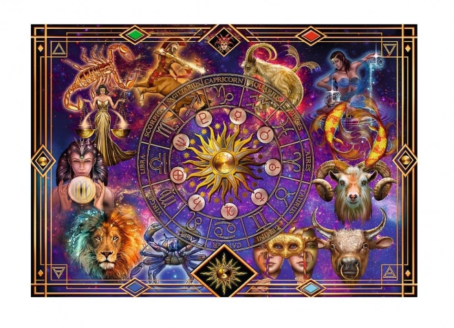 Spiralpuzzle Tierkreiszeichen 1040 Teile