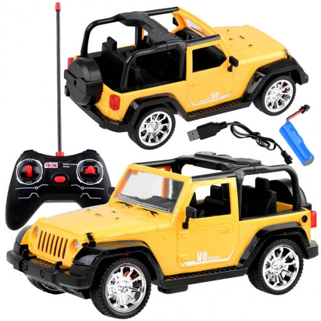 Fernbedienbares Geländewagen für Kinder – Gelb