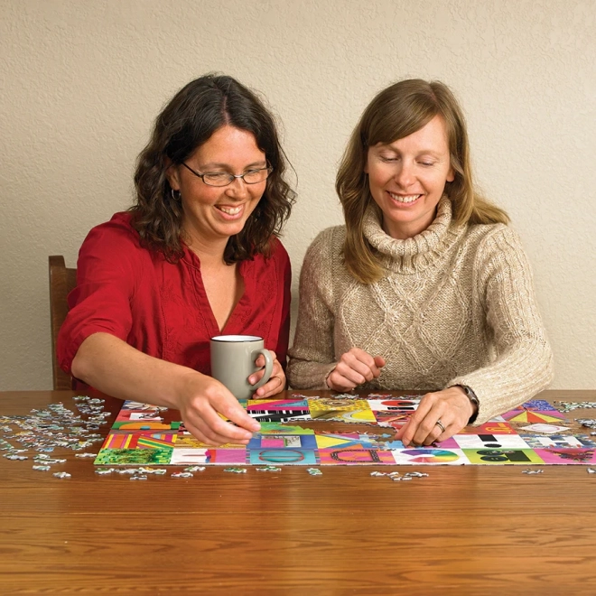 Puzzle Cobble Hill gefundene Alphabet 1000 Teile