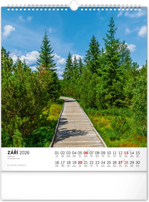 Wandkalender Böhmerwald 2026