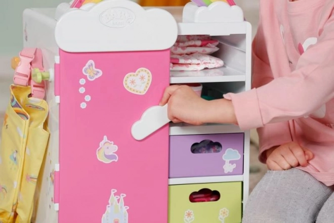 Baby Born Regenbogen Schrank