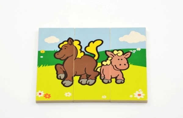 Holzpuzzle Meine ersten Tiere für Kleinkinder