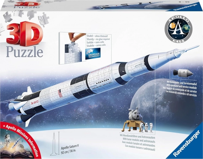 3D Puzzle Saturn V Rakete