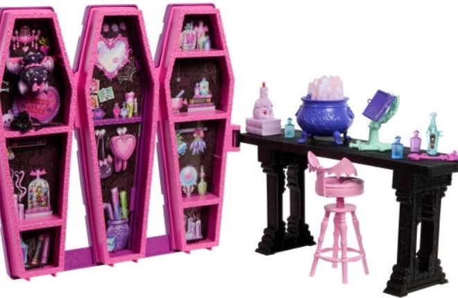 Unterhaltsames Set Monster High Draculaura - Geheimer Raum der Elixiere