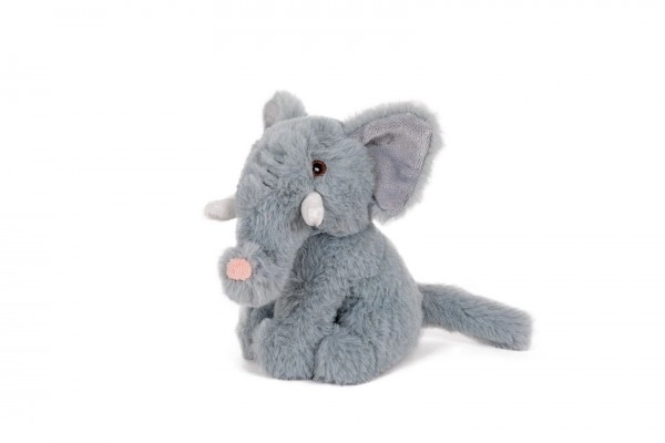 Plüschsitzender Elefant 17 cm
