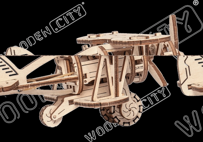 Holz 3D Puzzle Doppeldecker