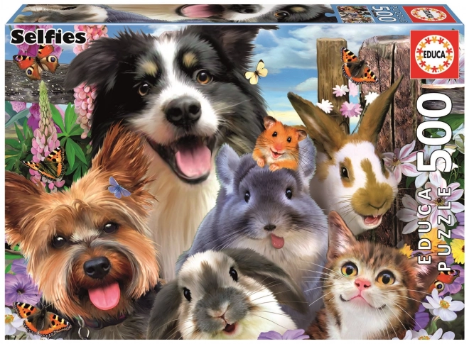Educa Puzzle lustiges Selfie 500 Teile