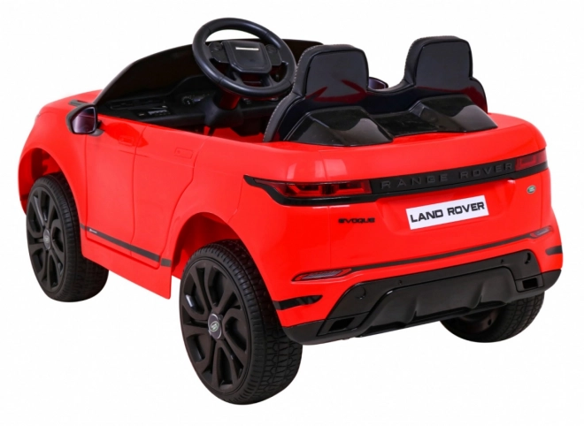 Elektrisches Auto Range Rover Evoque rot
