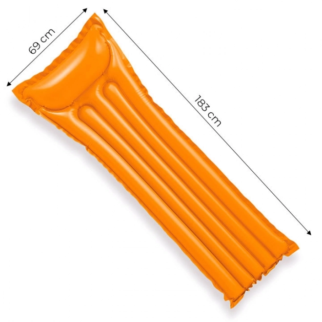 Aufblasbare Schwimmmatratze Orange 183x69 cm